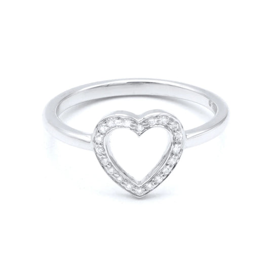 Tiffany & Co open heart Sentimental ring SIZE 50,5