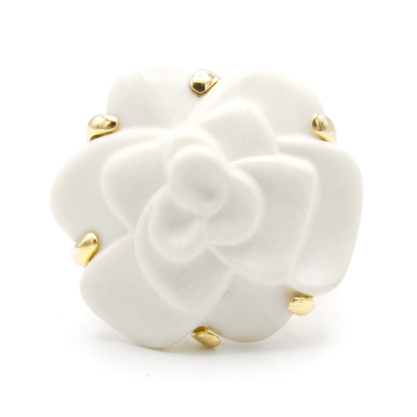 Chanel Camélia ring Size 49