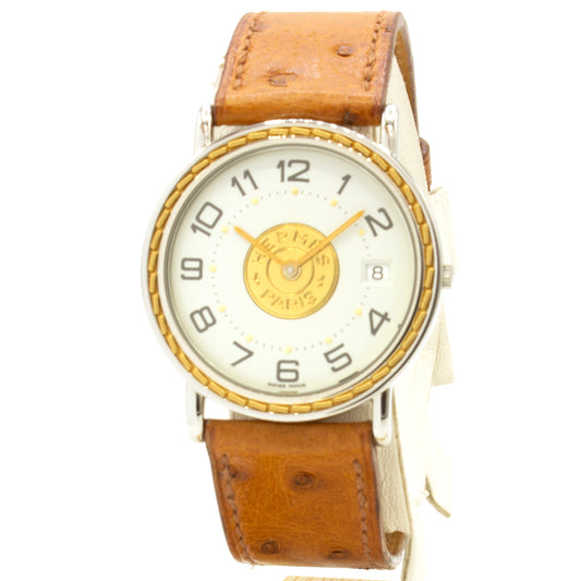 Hermès Sellier 32mm watch