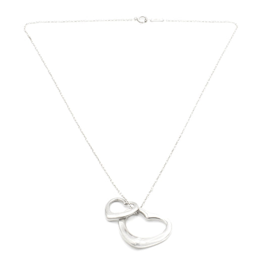 Tiffany & Co Open double Heart necklace