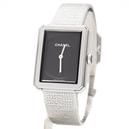 Chanel Boy-Friend Tweed watch