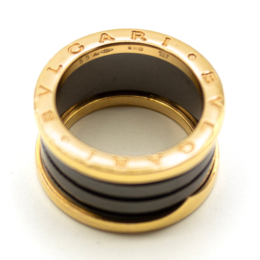 Bulgari B.Zero1 18K ceramic ring