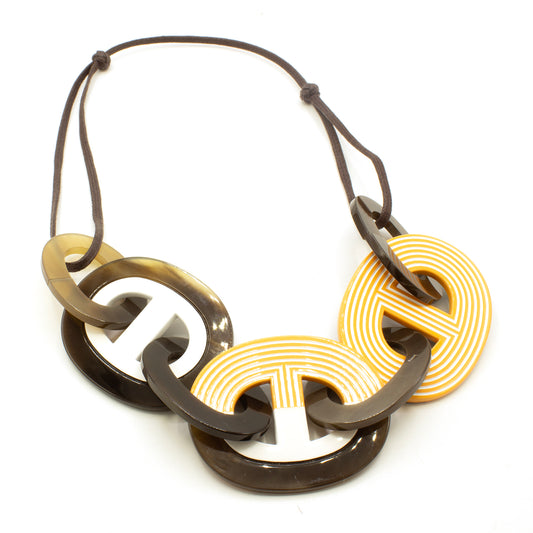 Hermès Karamba buffalo necklace