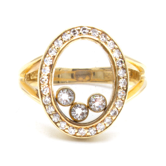 Chopard Happy Diamonds Oval ring SIZE 49,5