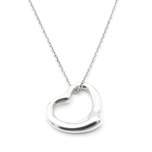 Tiffany & Co Open Heart 22mm necklace 6,9g