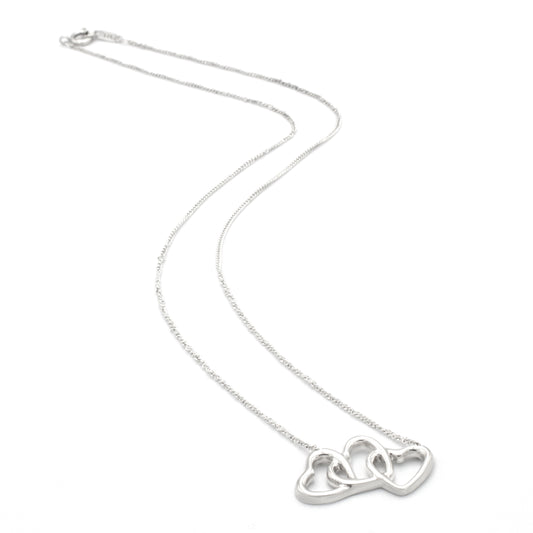 Tiffany & Co Triple Heart necklace