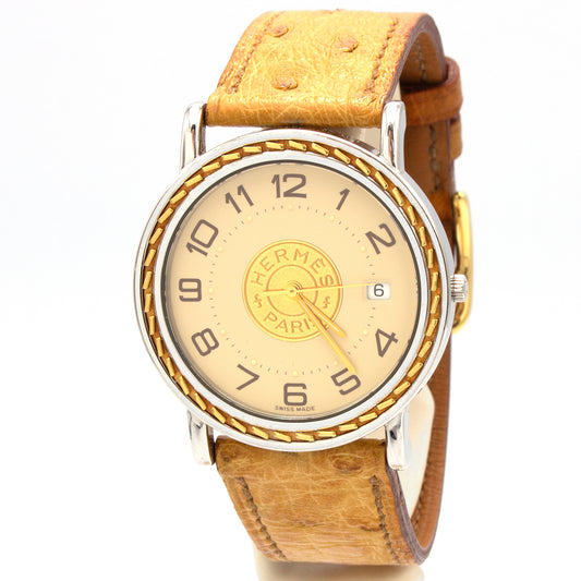 Hermès Sellier 33mm watch