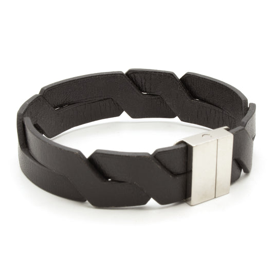 Hermès H black bracelet