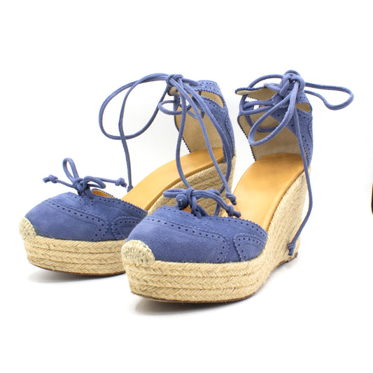 Hermès Espadrilles blue shoes