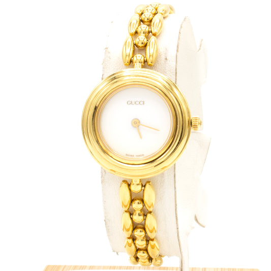 Gucci 26mm gold watch