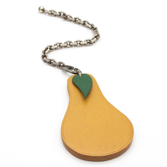 Hermès pear-shaped leather key holder