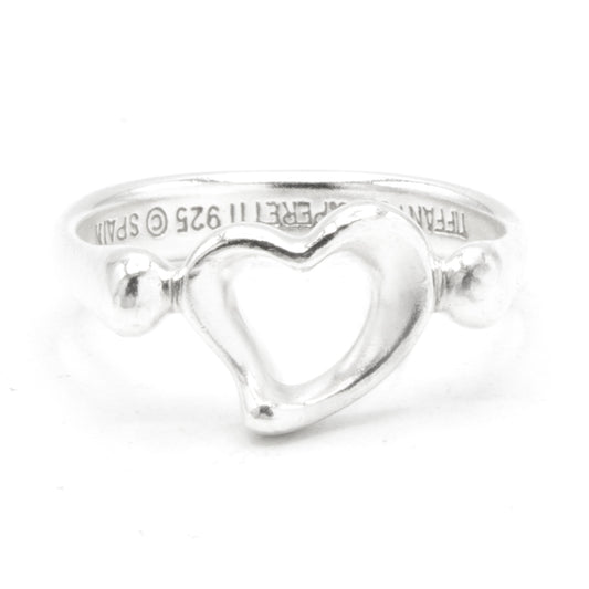 Tiffany & Co Open Heart Elsa Peretti ring SIZE 48,5