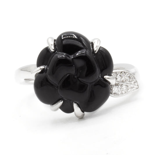 Chanel Camelia ring Size 48