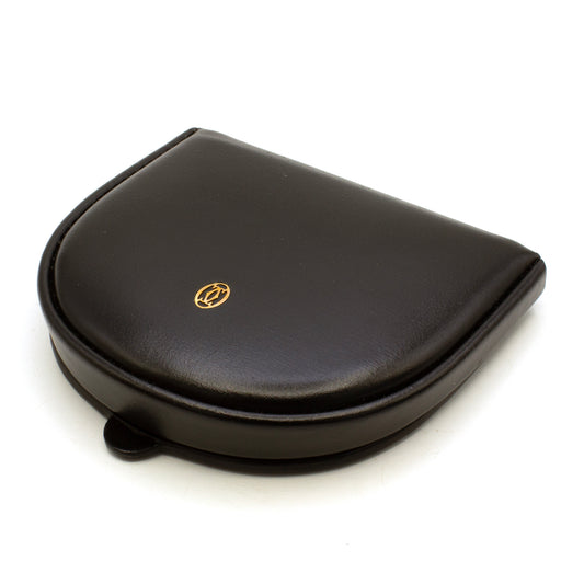 Cartier C black coin case