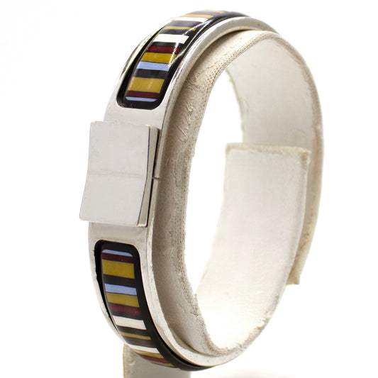 Hermès enamel clic bracelet