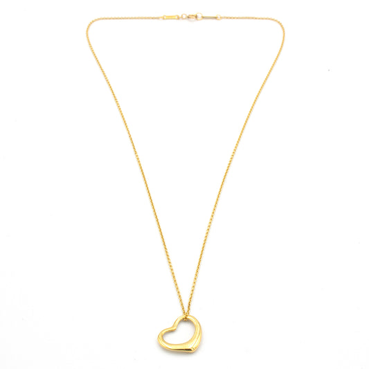 Tiffany & Co Open Heart 18K necklace