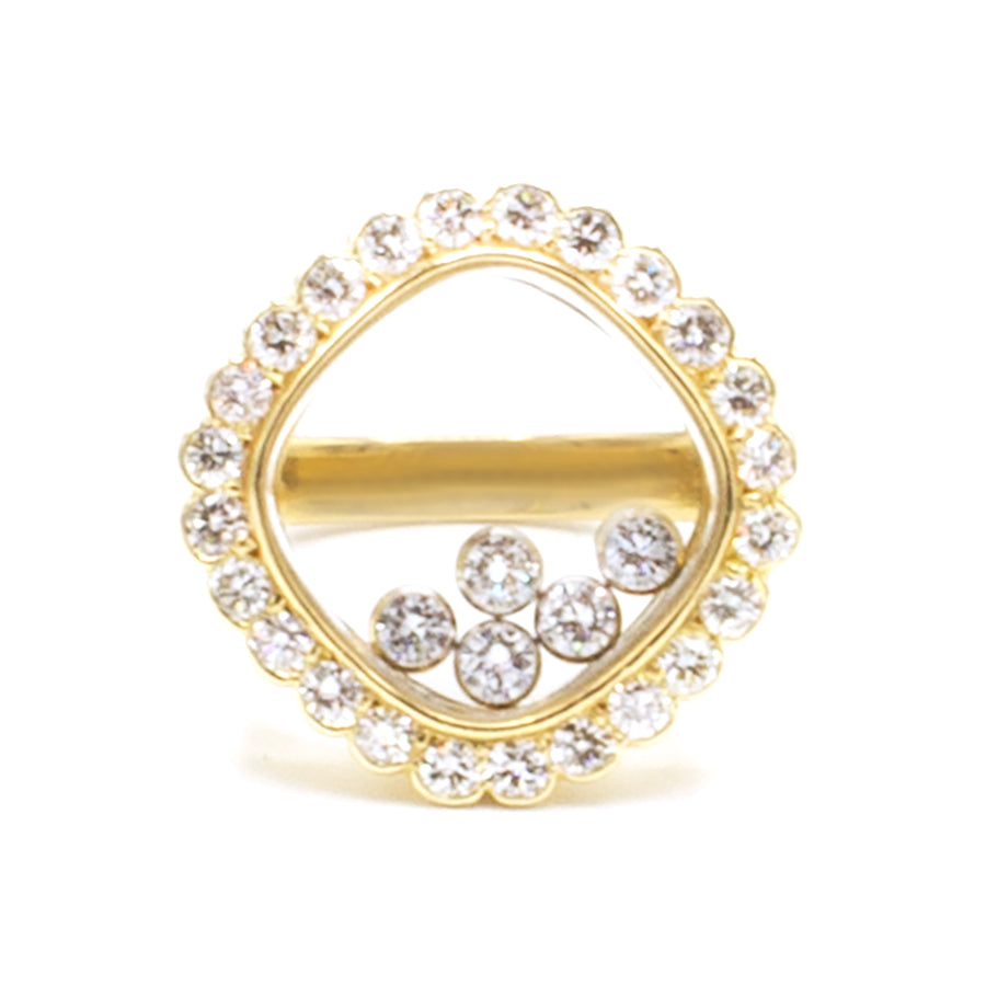 Chopard Happy Diamonds YG ring SIZE 52