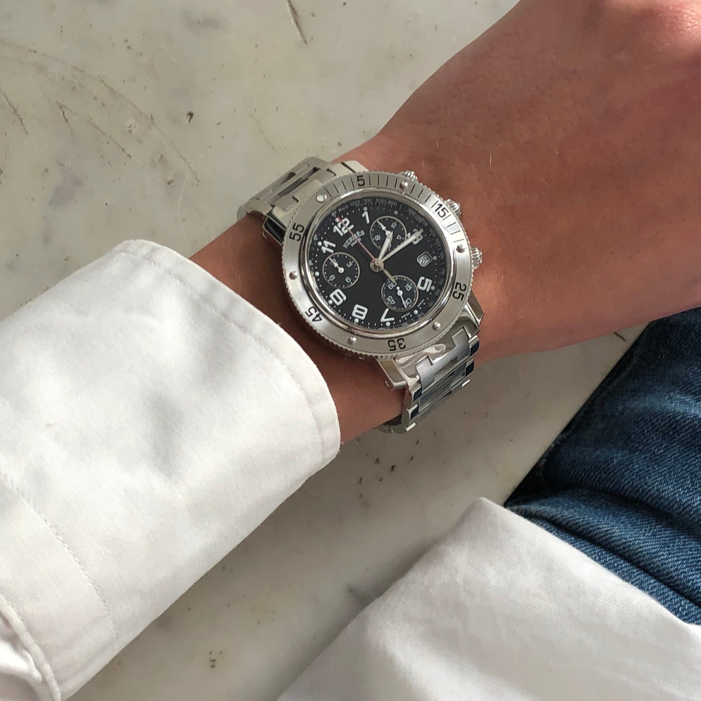 Hermès Clipper Chrono CL2.910 watch