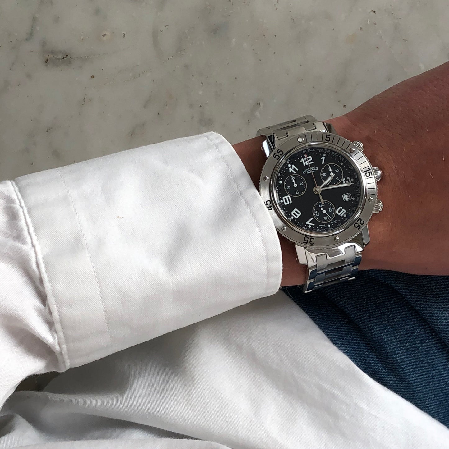 Hermès Clipper Chrono CL2.910 watch