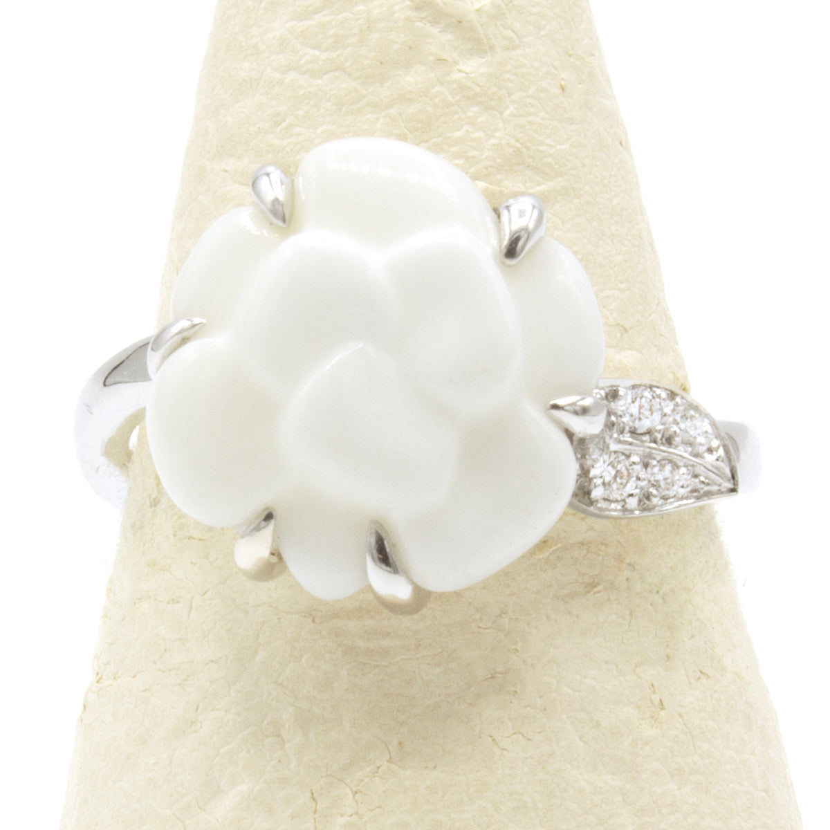 Chanel Camelia ring Size 49