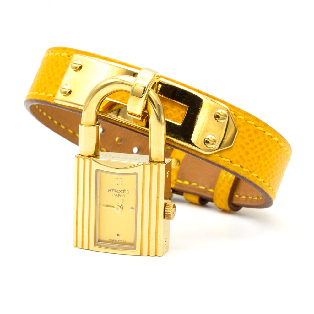 Kelly Watch Bracelet Epsom Yellow