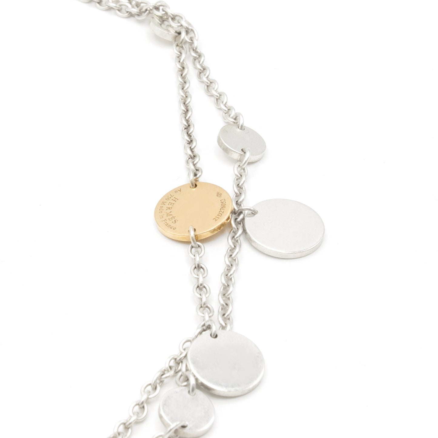 Hermès Ex-Libris 80 long necklace