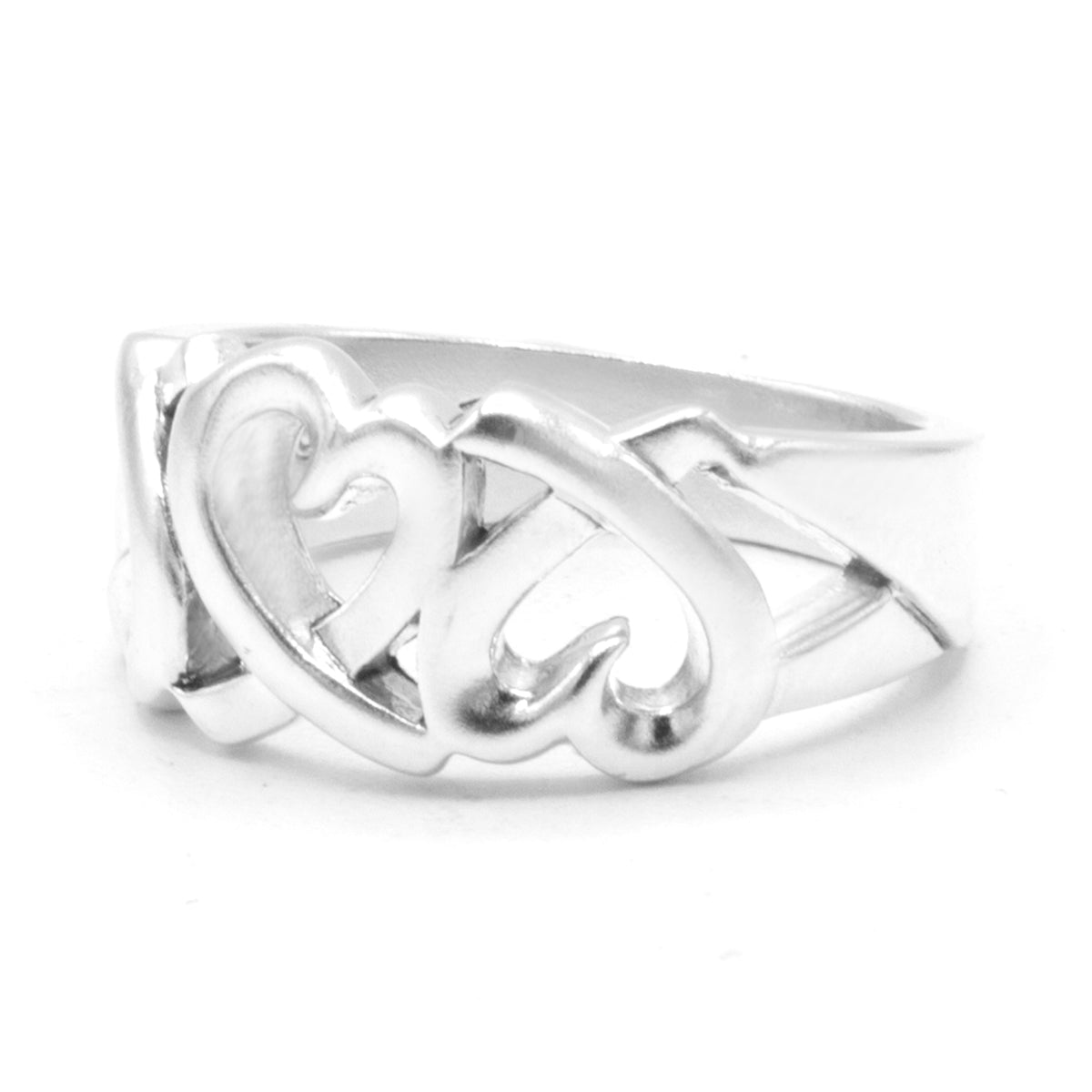 Tiffany & Co Triple Loving Heart ring SIZE 49