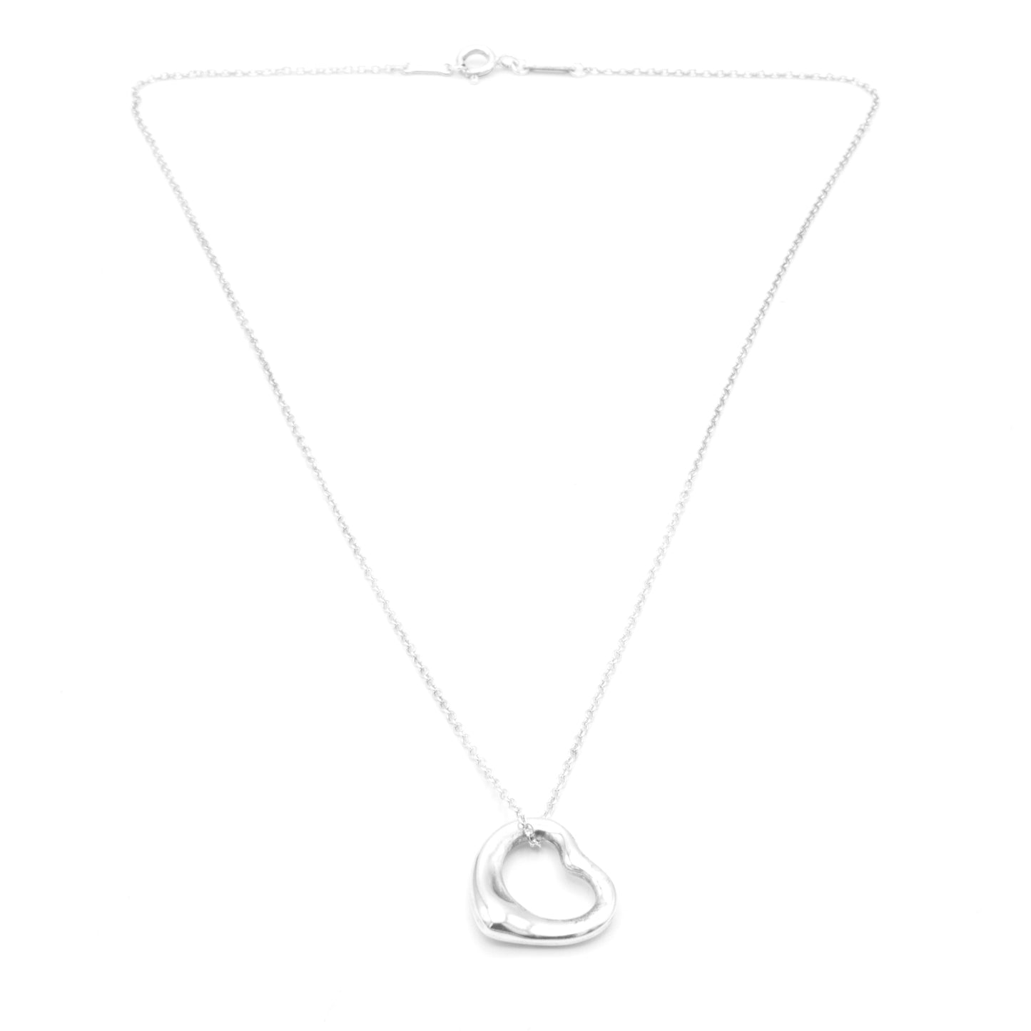 Tiffany Open Heart 15mm necklace