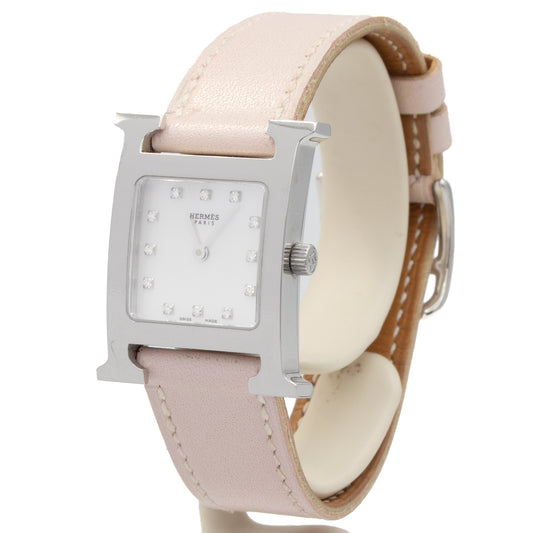 Hermès Heure H HH1.210 diamonds watch