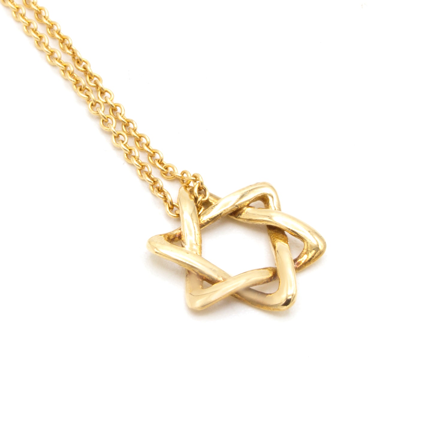 Tiffany & Co David Star 18K necklace