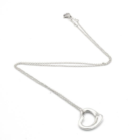 Tiffany Open Heart 15mm necklace