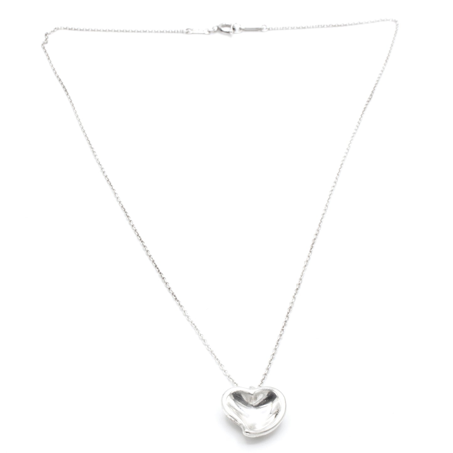 Tiffany & Co Curved Heart Elsa Peretti necklace