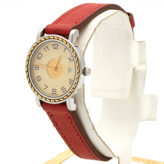Hermes Sellier 24mm watch