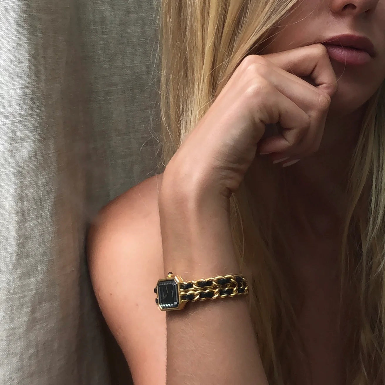 Chanel Premiere Watch Bracelet Sz L