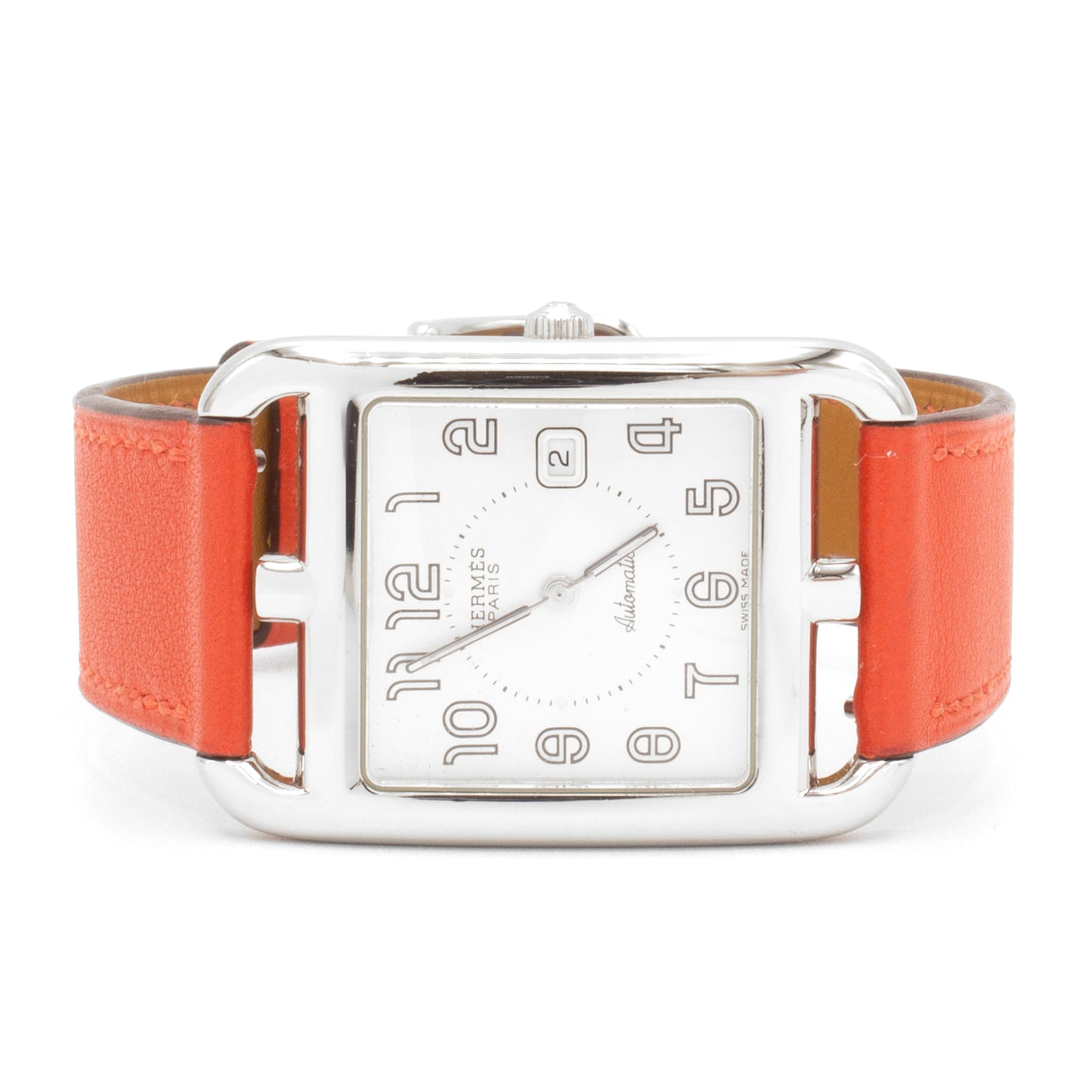 Hermès Cape Cod CC1.710 watch bracelet coral