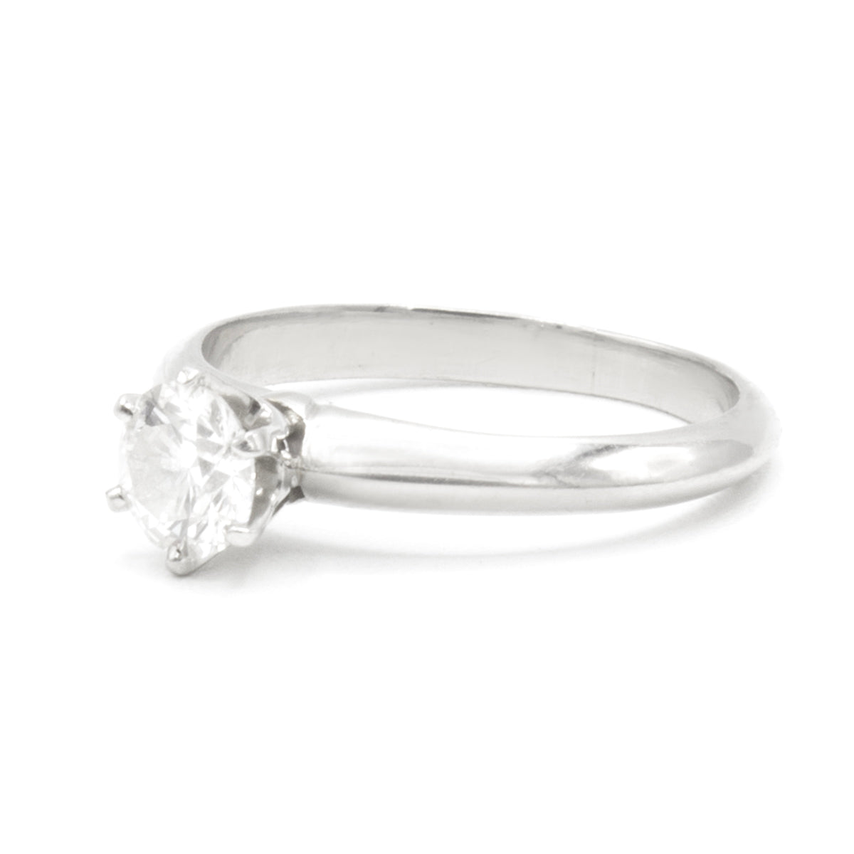 Tiffany & Co Solitaire Setting ring 0,46ct Sz 48
