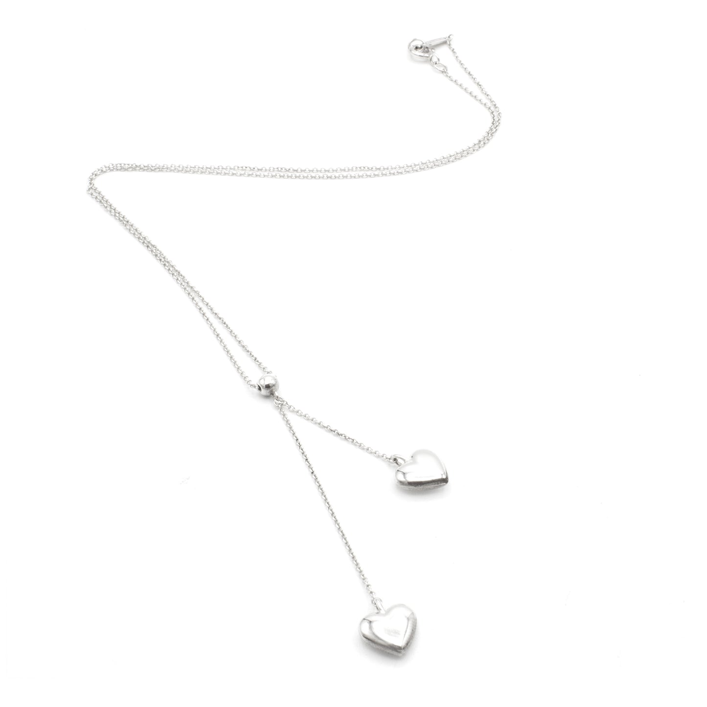 Tiffany & Co Double Heart necklace Arg925