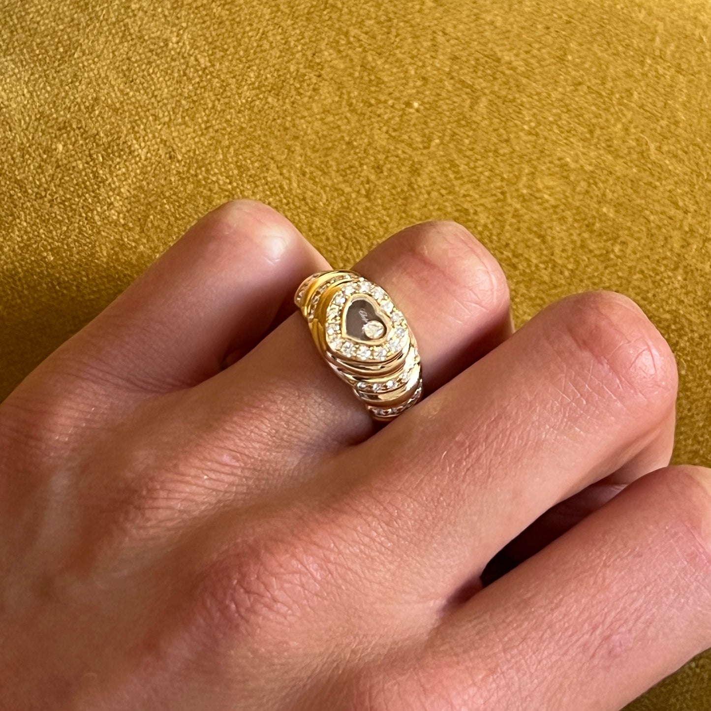 Chopard Happy Diamonds ring SIZE 53