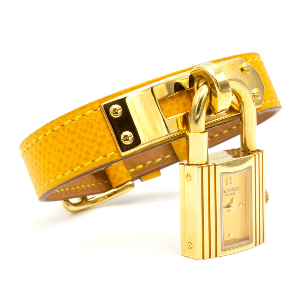 Kelly Watch Bracelet Epsom Yellow