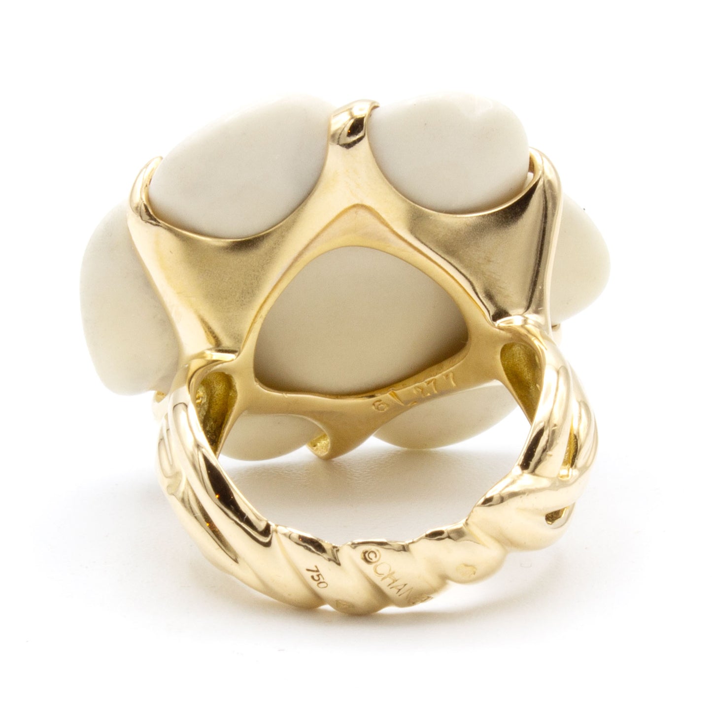 Chanel Camélia ring Size 49