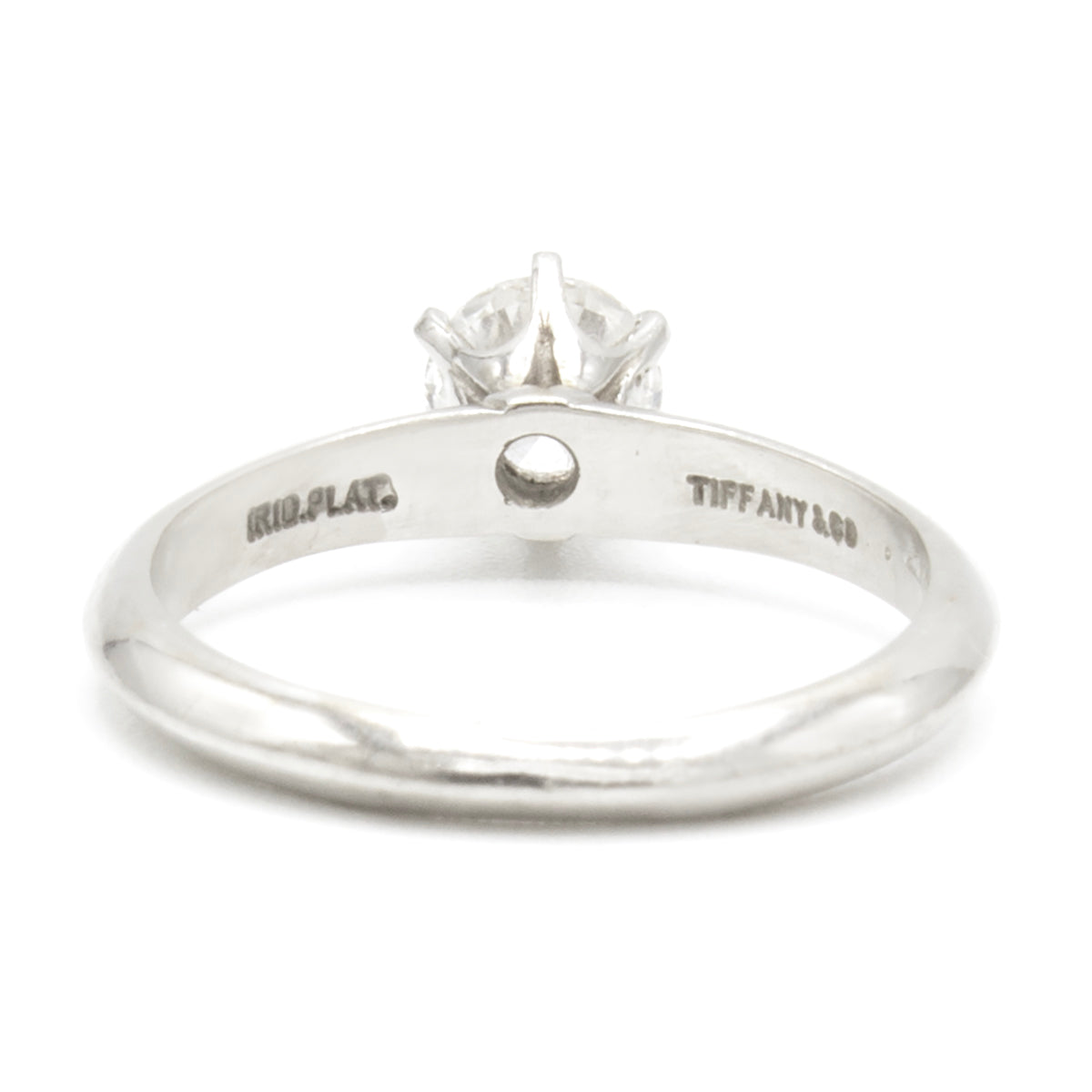 Tiffany & Co Solitaire Setting ring 0,46ct Sz 48