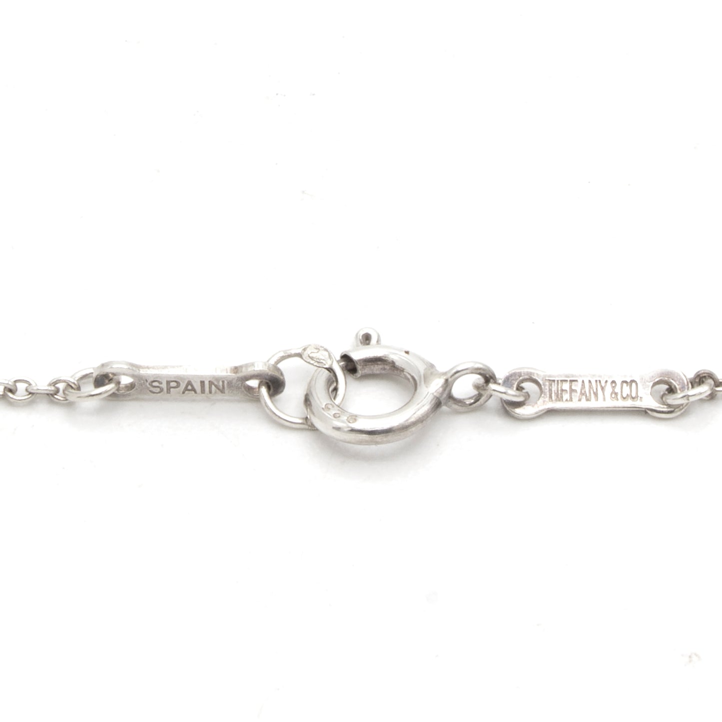 Tiffany & Co Curved Heart Elsa Peretti necklace