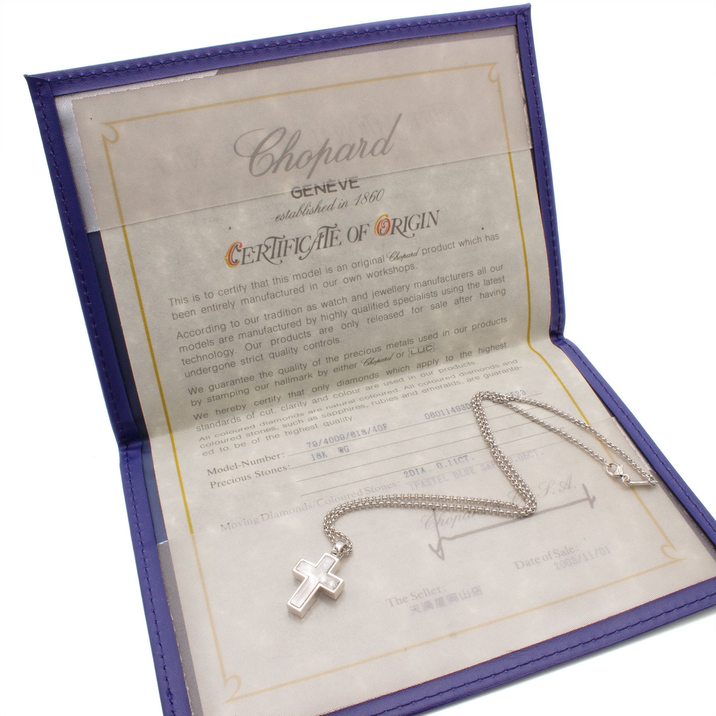 Chopard Happy Diamonds necklace