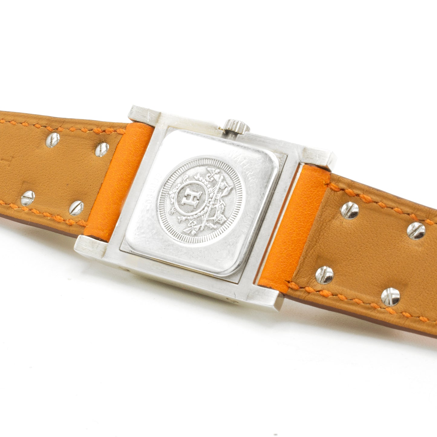 Hermès Médor silver watch