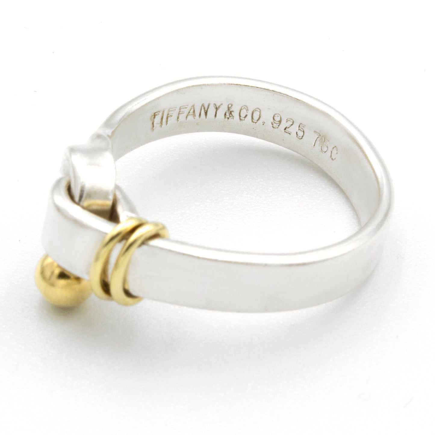 Tiffany & Co Hook & Eye ring SIZE 53