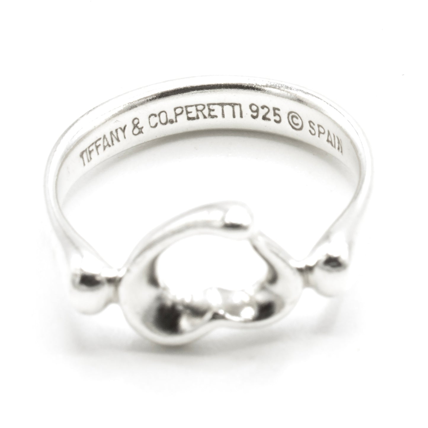 Tiffany & Co Open Heart Elsa Peretti ring SIZE 48,5