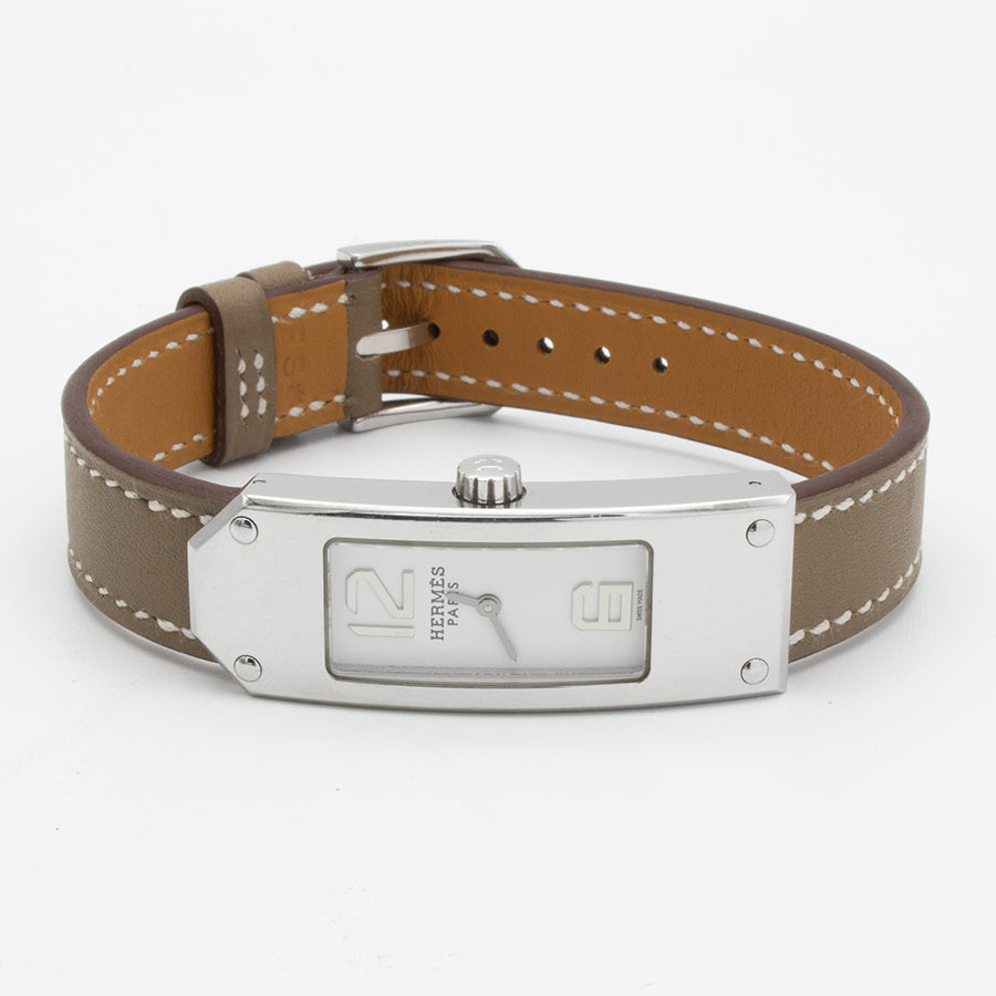 Hermès Kelly II etoupe watch