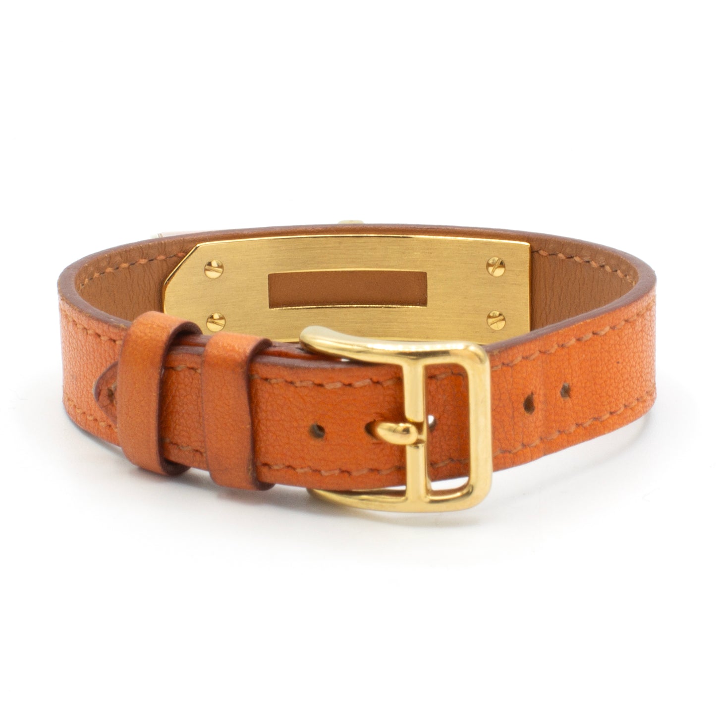 Hermès Kelly orange watch