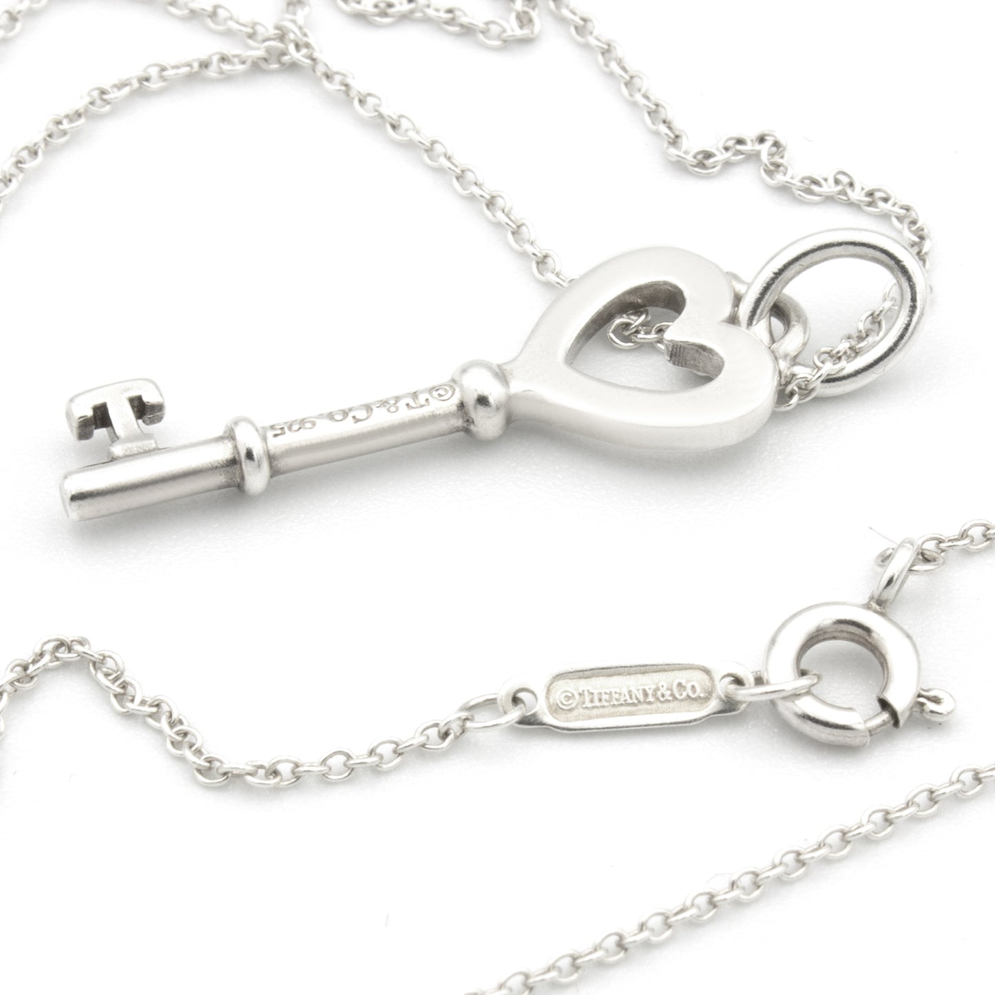 Tiffany & Co Key Heart necklace