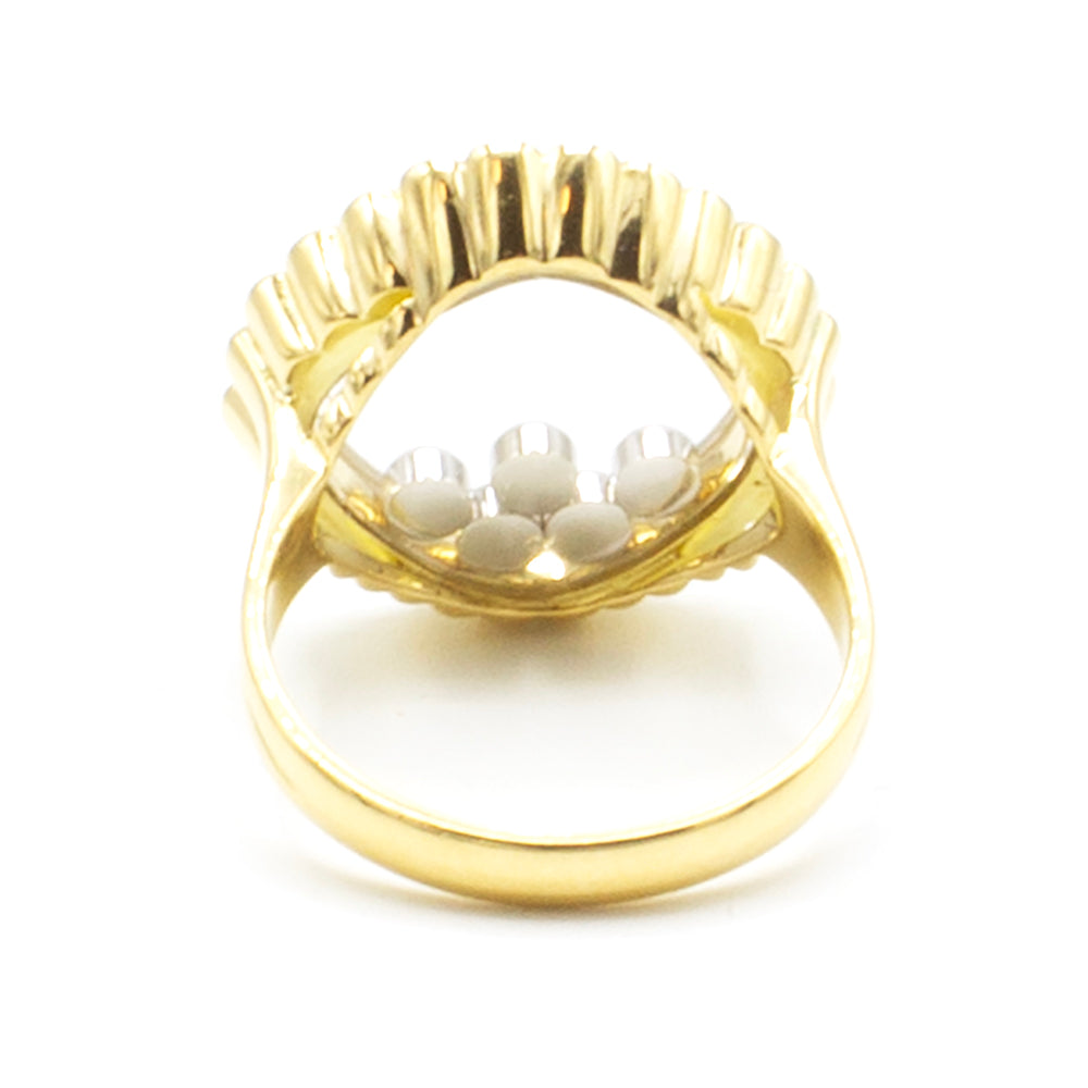 Chopard Happy Diamonds YG ring SIZE 52